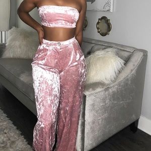 Crushed Velour Set